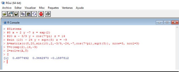 Comandos básicos en R, operaciones con vectores y matrices