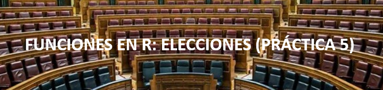 Ejemplo de funciones en R: sistema electoral d’Hondt